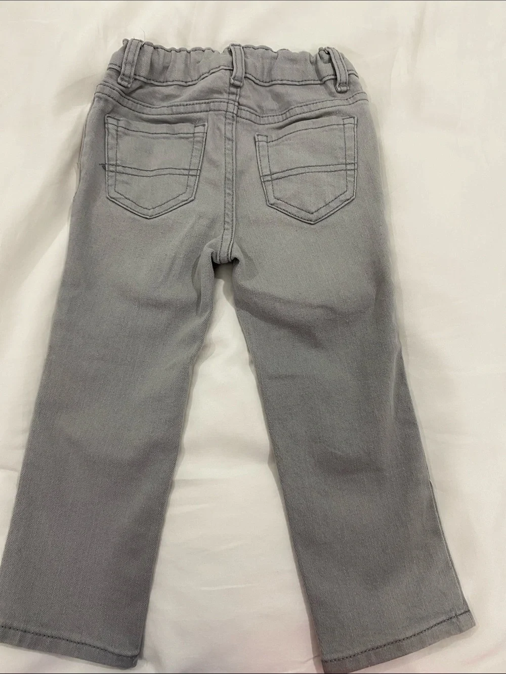 Toddler Boy Grey Stretch Slim Jeans